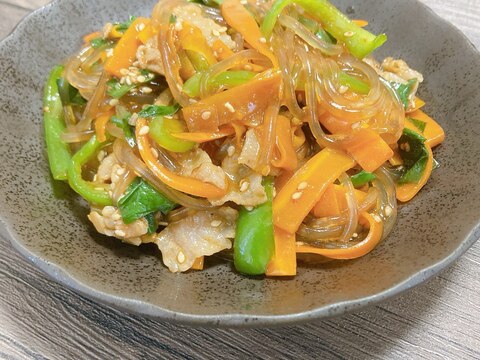 さつまいも春雨のチャプチェ